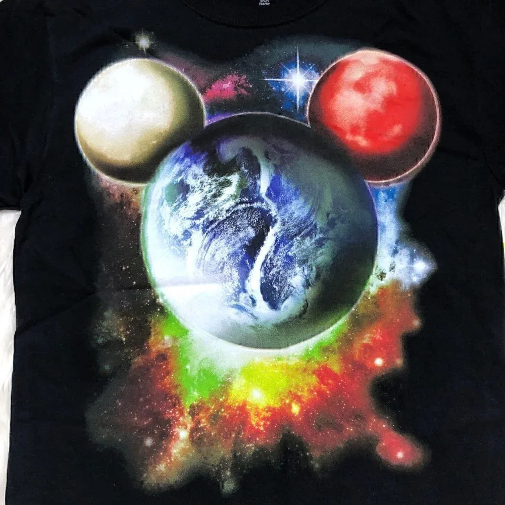NWT Disney Mickey Galaxy Universe T-Shirt! - Picture 3 of 6